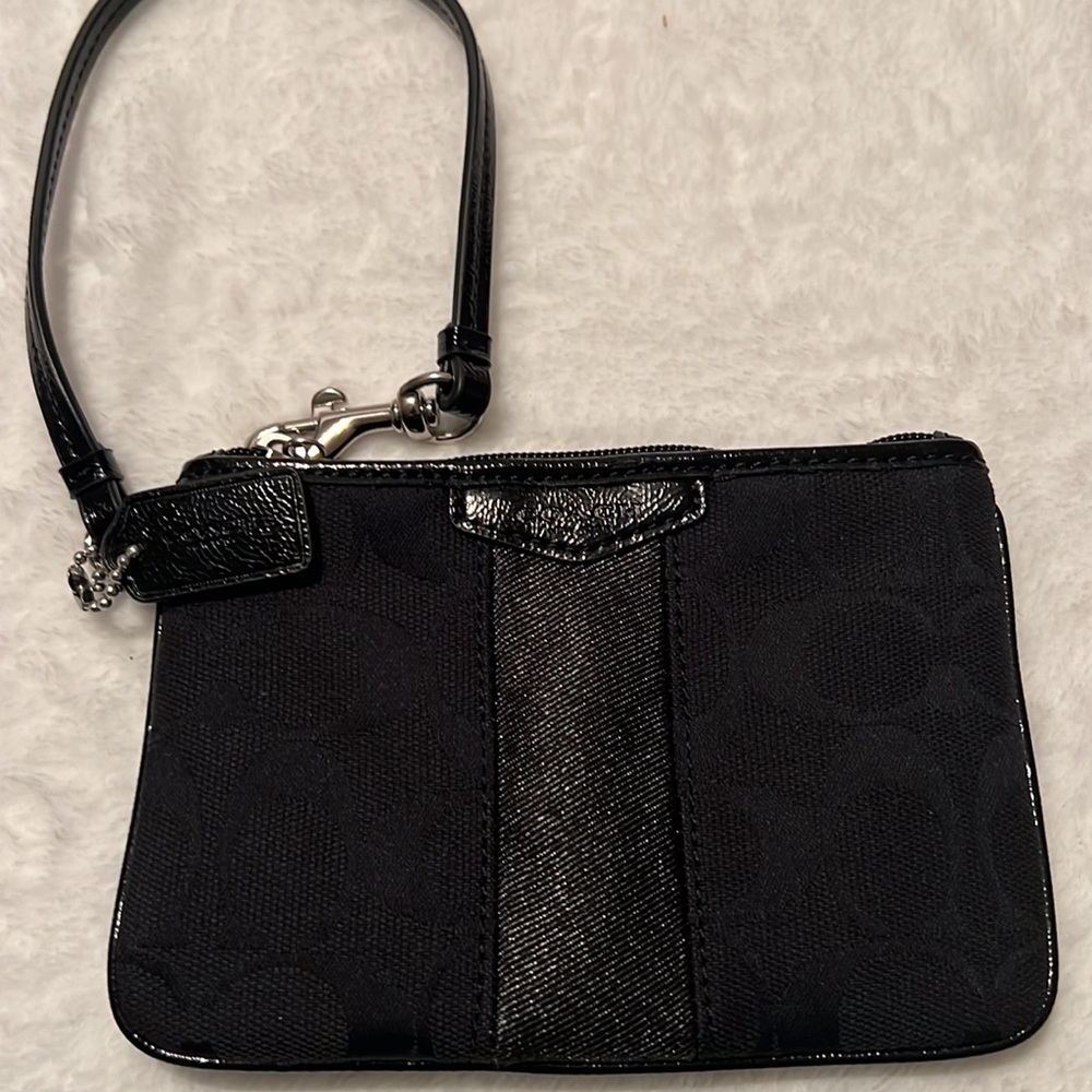 Coach Wristlet Coin Purse | Black